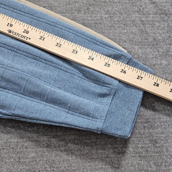 Van Heusen Polo Shirt Men XXL Lot of 2 Blue Beige LS Button Knit Normcore Casual - Picture 8 of 16